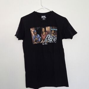 DGK "Bye Felicia" black graphic t-shirt featuring characters from Friday XS